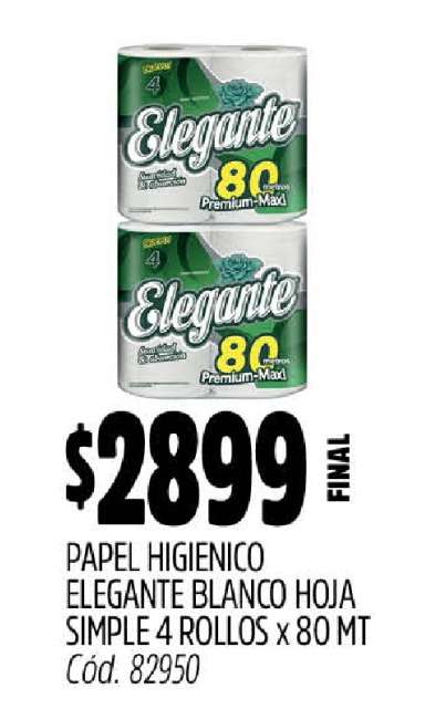 Papel Higiénico Elegante Blanco