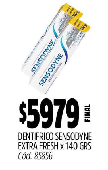 Dentrífico Sensodyne Extra Fresh x 140 GRS