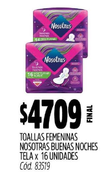 Toallas Femeninas Nosotras Buenas Noches