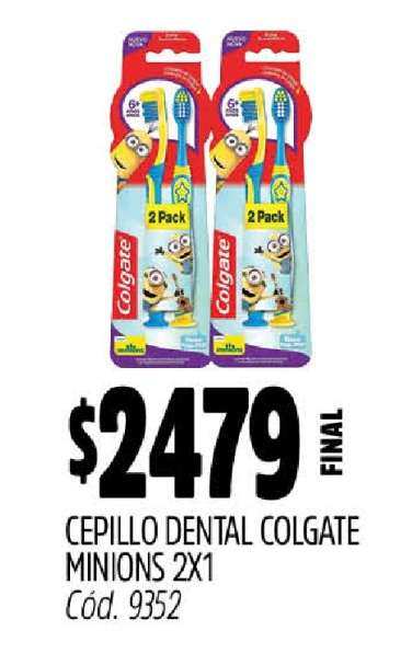 CEPILLO DENTAL COLGATE MINIONS 2x1