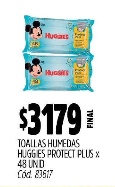 Toallas Húmedas Huggies Protect Plus x 48 Unid
