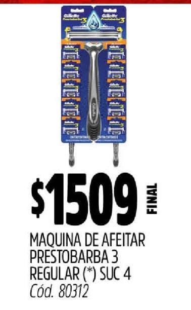 Maquina de Afeitar Prestobarba 3 Regular