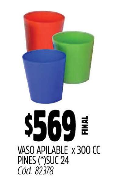 Vaso Apilable x 300 CC