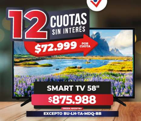 SMART TV 58”