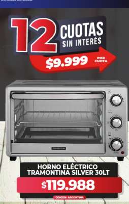 Horno Electrico Tramontina Silver 30LT