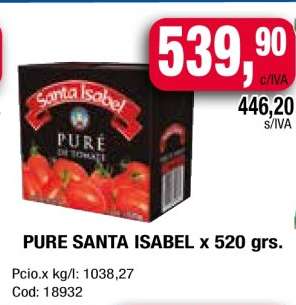 PURE SANTA ISABEL x 520 grs.