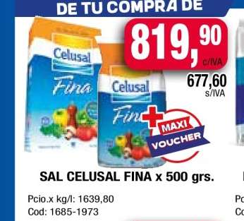 SAL CELUSAL FINA x 500 grs.
