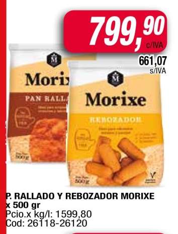 P. RALLADO Y REBOZADOR MORIXE