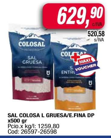SAL COLOSA L GRUESA/E.FINA DP