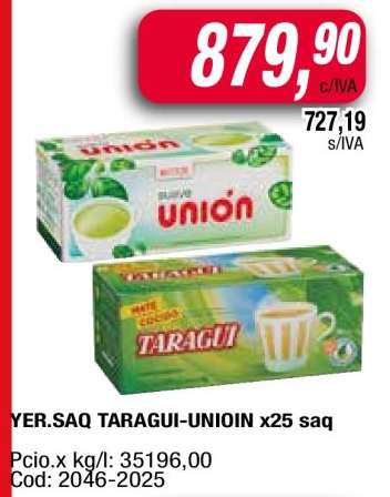 YER.SAQ TARAGUI-UNIOIN x25 saq