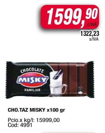 CHO.TAZ MISKY x100 gr