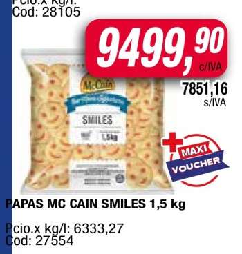 PAPAS MC CAIN SMILES 1,5 kg