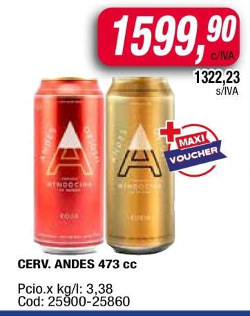 CERV. ANDES 473 cc