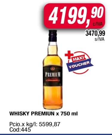 WHISKY PREMIUM x 750 ml