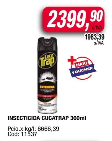 INSECTICIDA CUCATRAP 360ml