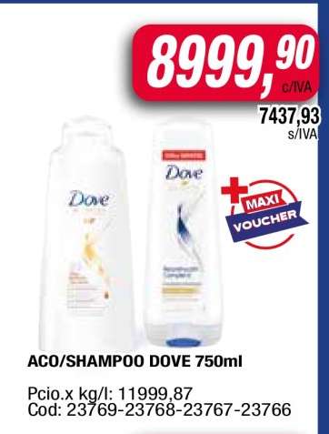 ACO/SHAMPOO DOVE 750ml