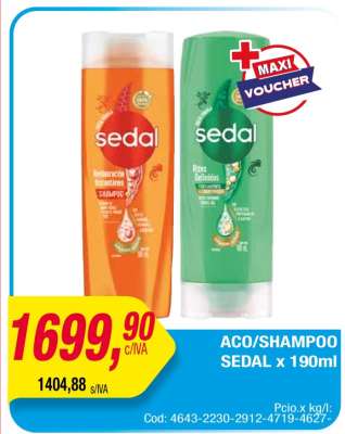 ACO/SHAMPOO SEDAL X 190ml