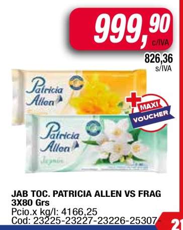 JAB TOC. PATRICIA ALLEN VS FRAG 3X80 Grs