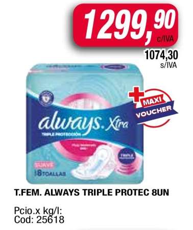 T.FEM. ALWAYS TRIPLE PROTEC 8UN