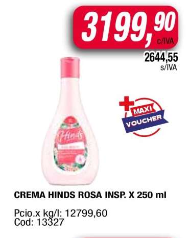 CREMA HINDS ROSA INSP x 250 ml