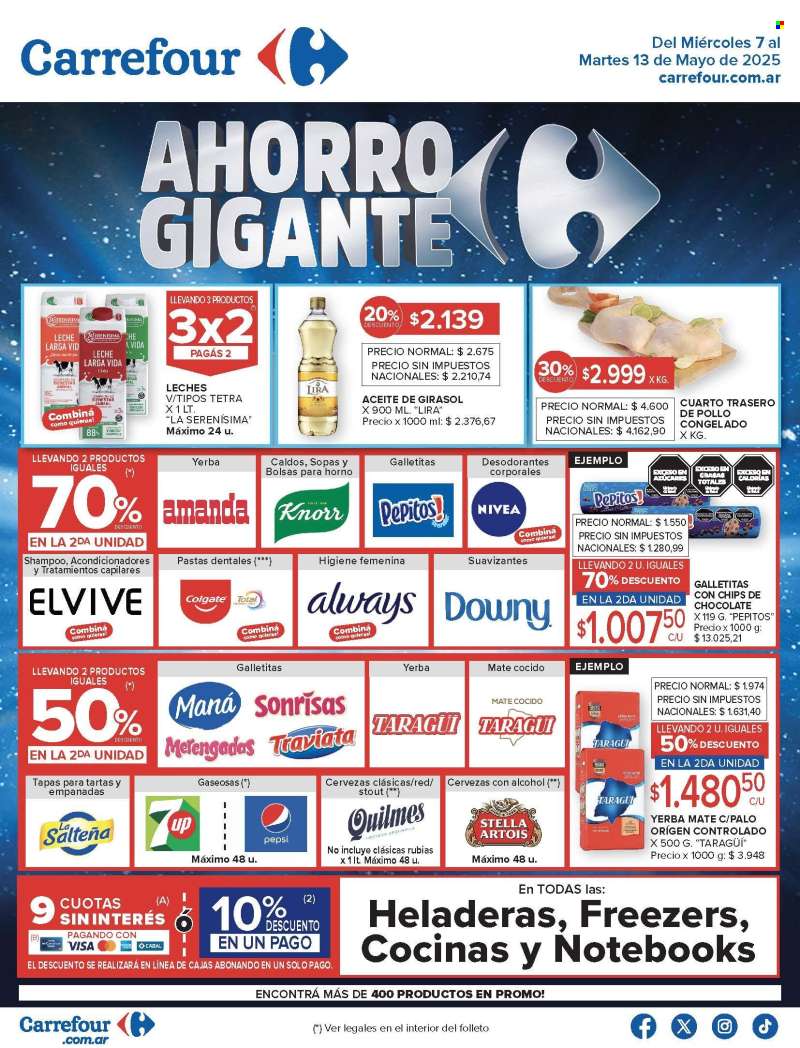 Folleto actual Carrefour Hipermercados - 07/05/25 - 13/05/25.