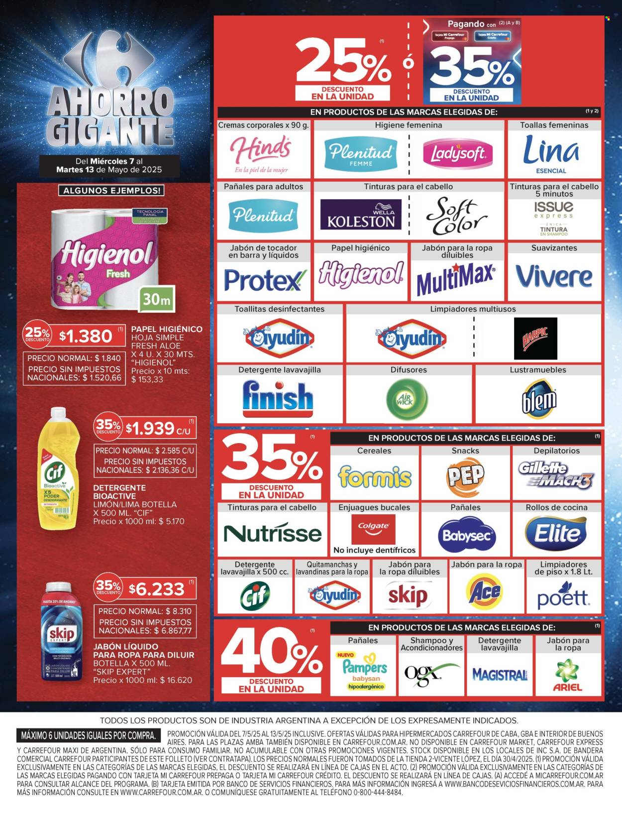 Catálogo Carrefour Hipermercados - 07/05/25 - 13/05/25. Página 1