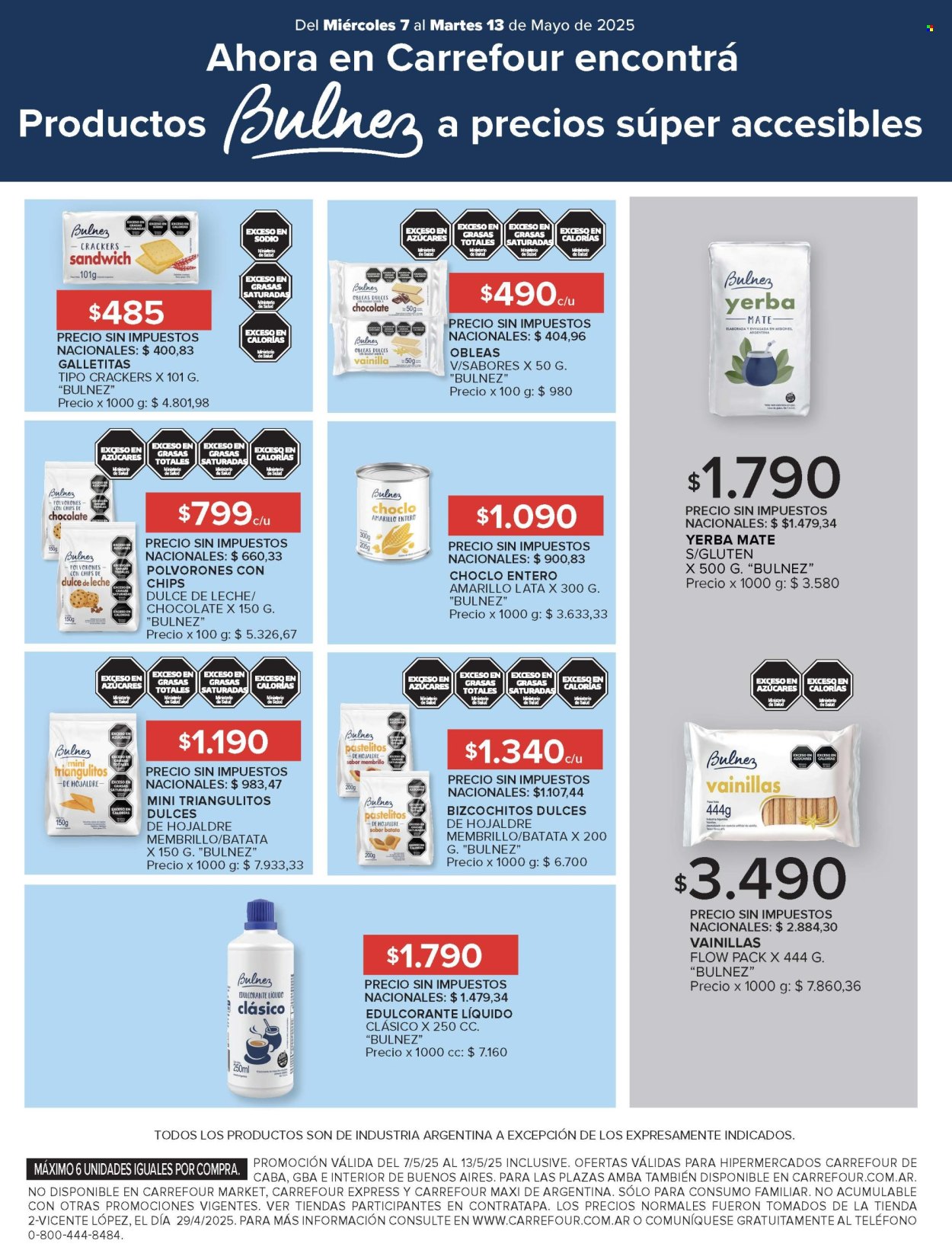 Catálogo Carrefour Hipermercados - 07/05/25 - 13/05/25. Página 1