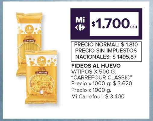 FIDEOS AL HUEVO