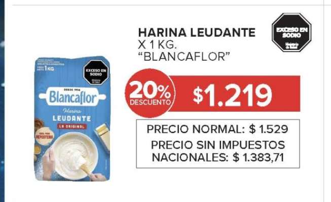 Harina Leudante Blancaflor