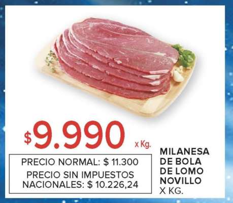 Milanesa de Bola de Lomo Novillo