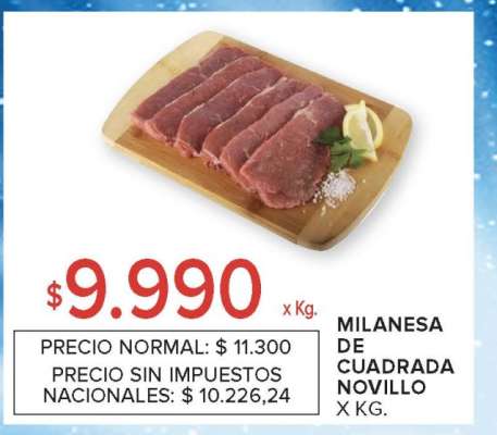 Milanesa de Cuadrada Novillo