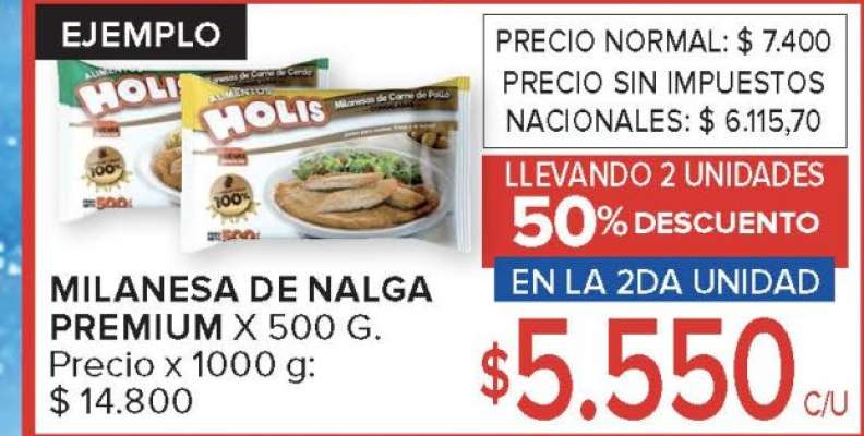 Milanesa de Nalga Premium x 500 g