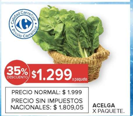Acelga x Paquete