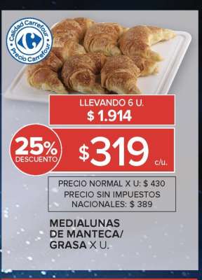 Medialunas de Manteca/Grasa