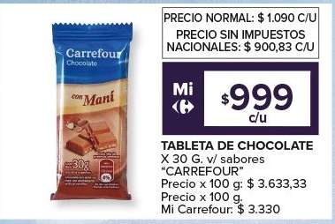 TABLETA DE CHOCOLATE