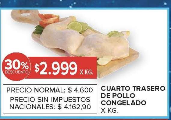 CUARTO TRASERO DE POLLO CONGELADO