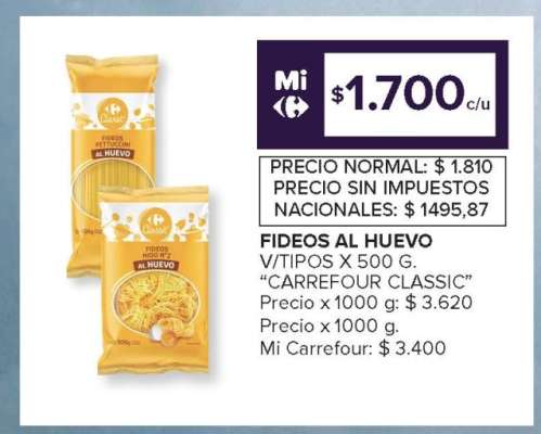 FIDEOS AL HUEVO