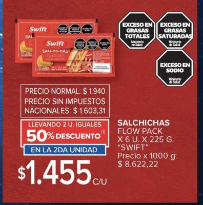 Salchichas Flow Pack