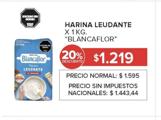 Harina Leudante x 1 kg 'Blancaflor'