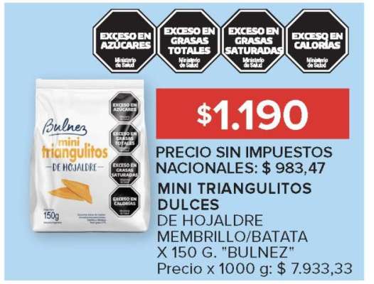 Mini Triangulitos Dulces