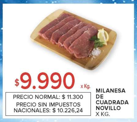 Milanesa de Cuadrada Novillo
