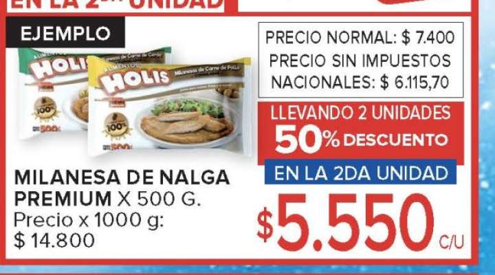 Milanesa de Nalga Premium x 500 g