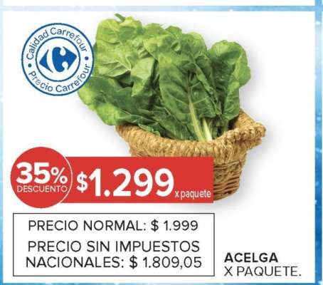Acelga x Paquete
