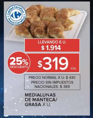 Medialunas de Manteca/Grasa