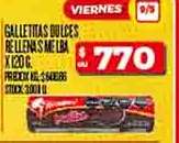 Galletitas Dulces Rellenas Melba x 120 g