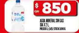 Agua Mineral sin Gas