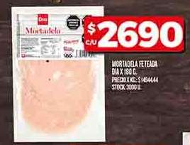 Mortadela Feteada DIA x 180 g