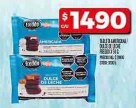 Tableta Americana / Dulce de Leche Freddo x 59 g