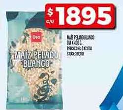 Maíz Pelado Blanco DIA x 400 g