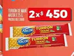 Turrón de Maní Arcor x 25 g